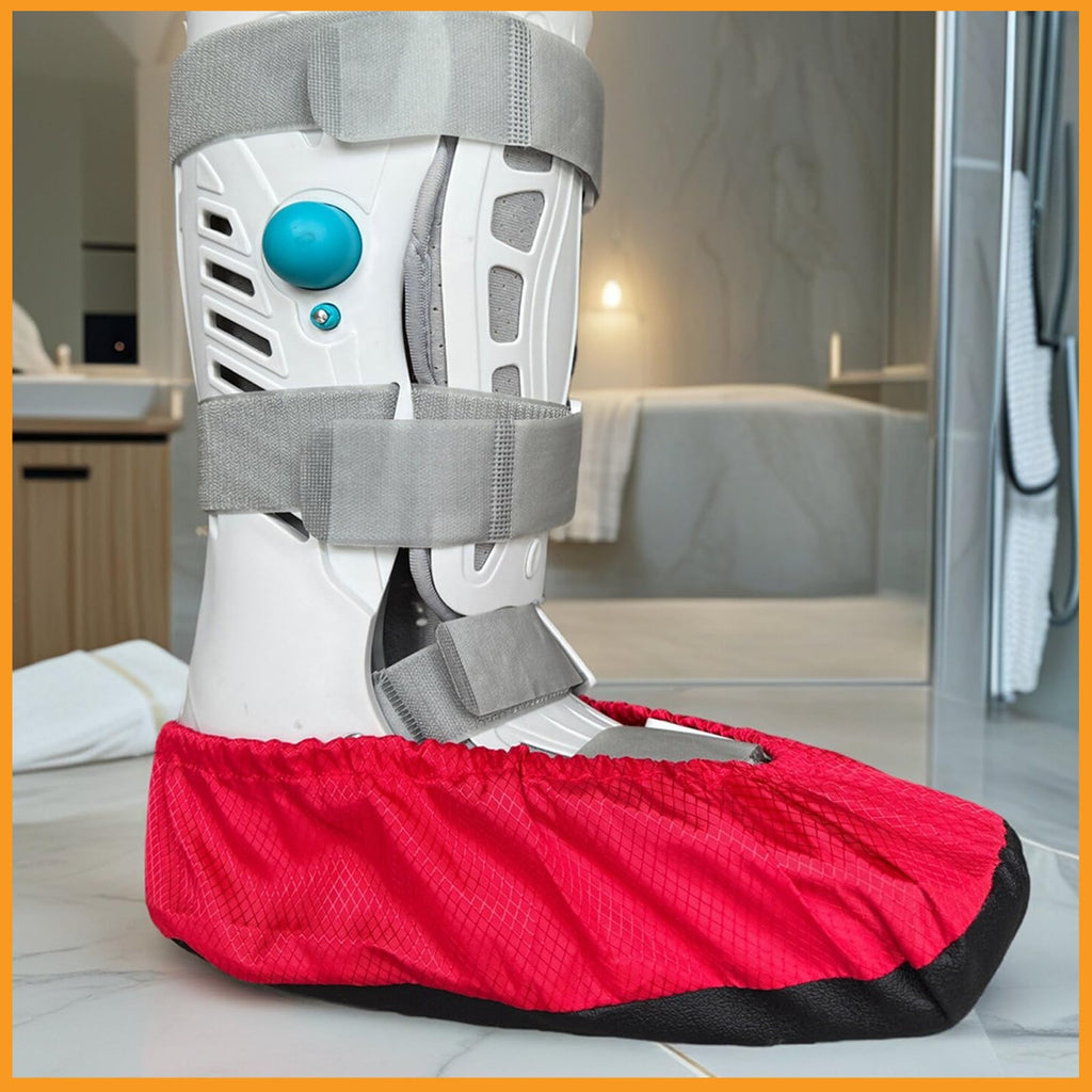 Walking Boot Covers 2 pcs Waterproof Anti-slip Washable Large P775