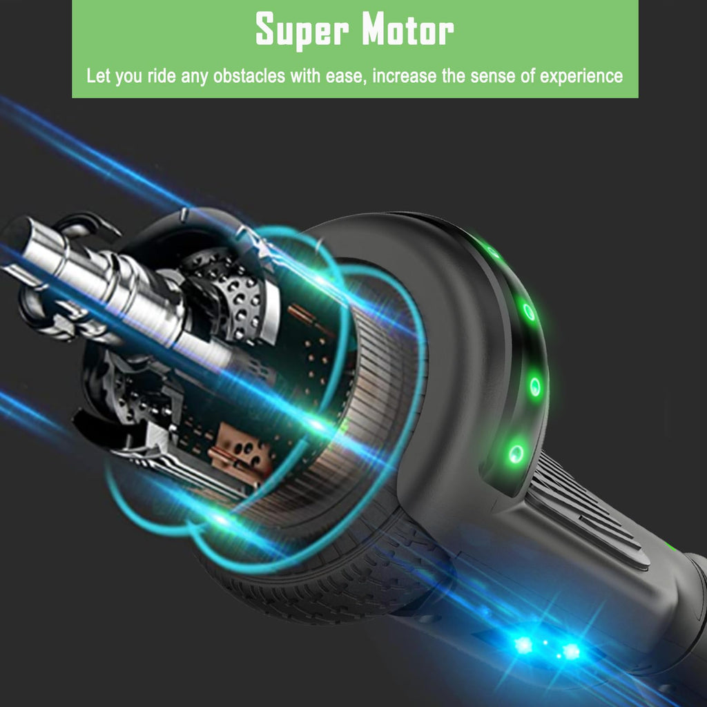 CBD Scooter with LED Lights, 6.5" Wheels, Dual 300W Motor X972