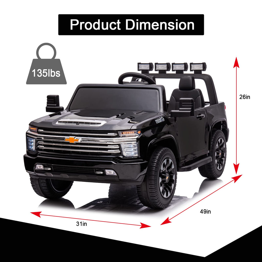 Black 2 Seats 24V Ride on Car X615164