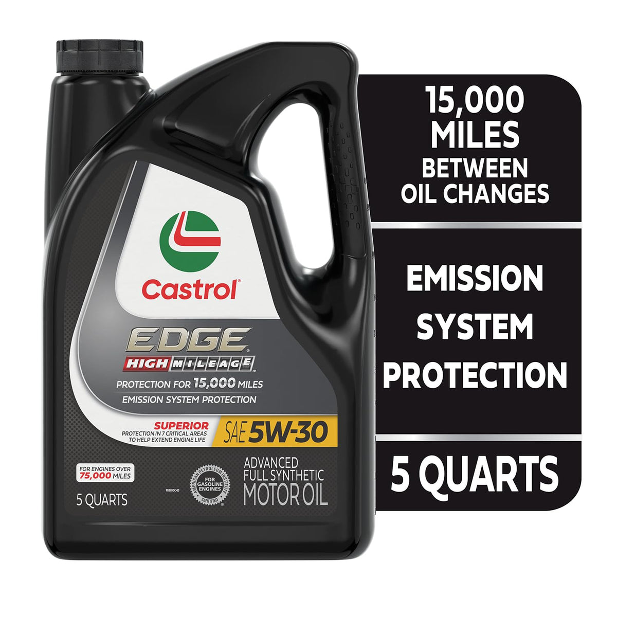 5W-30 Full Synthetic Motor Oil, 5 Quarts G21261