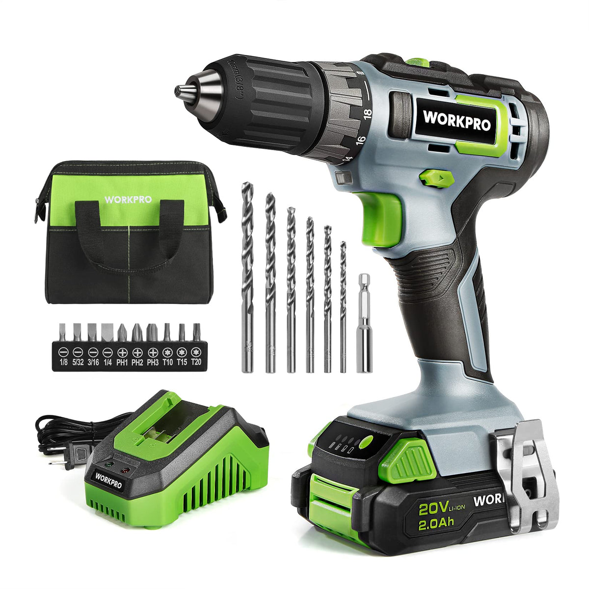 20V Cordless Drill Driver Kit B9403