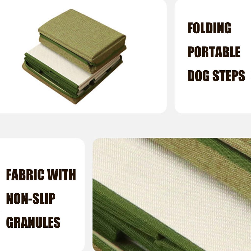 3 Step Foldable Non-Slip Dog Stairs with Storage F259