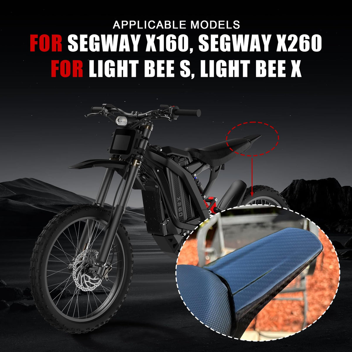 Electric Bike Rear Mudguard Protector ABS Plastic D194477