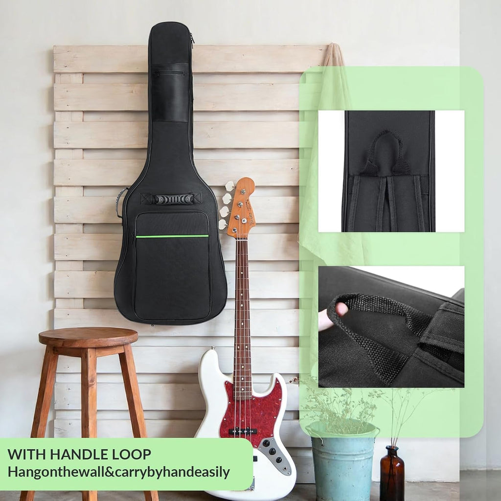 39 Inch 7mm Padding Waterproof Black Electric Guitar Bag P148901