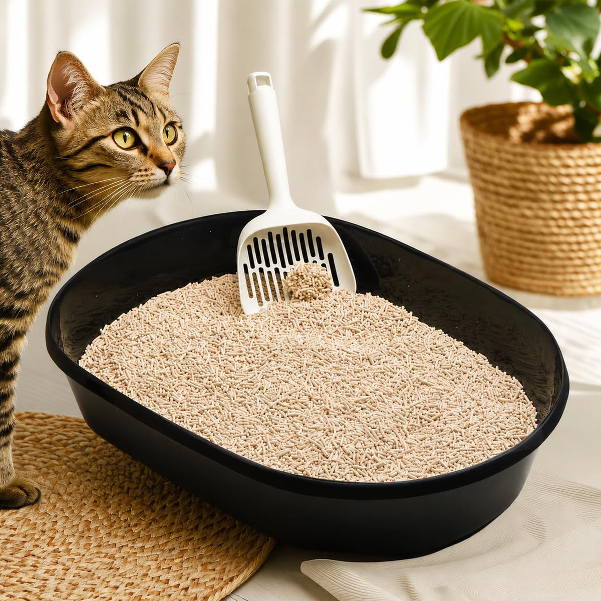 Tofu Cat Litter Low Dust Clumping Odor Control 10 LBS F7682