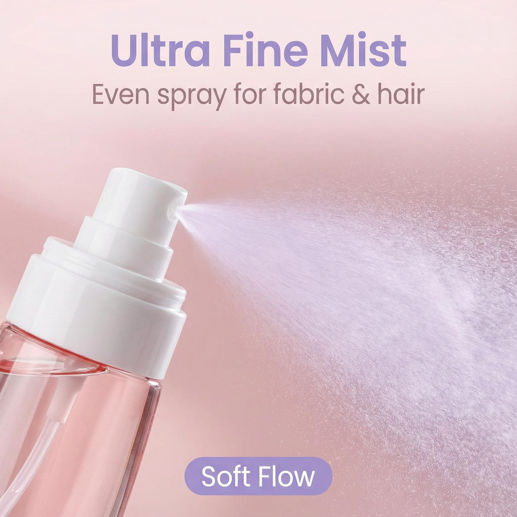 Pink 80ml Refillable Fine Mist Spray Bottle Q616