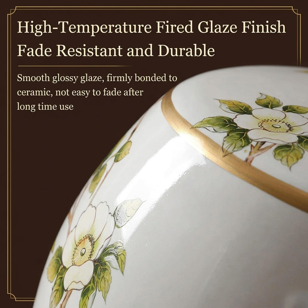 Hand-Painted Ceramic Drum Stool C551885
