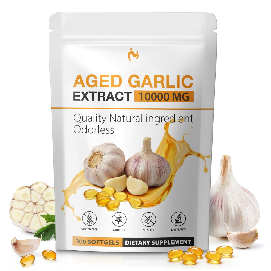 Odorless Garlic Supplements 300 Softgels T678402