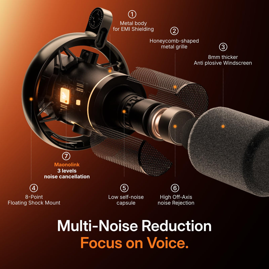 Hybrid Wireless Podcast Microphone B837