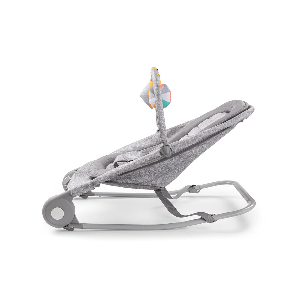 2-in-1 Light Gray Tweed Bouncer & Rocker Z523
