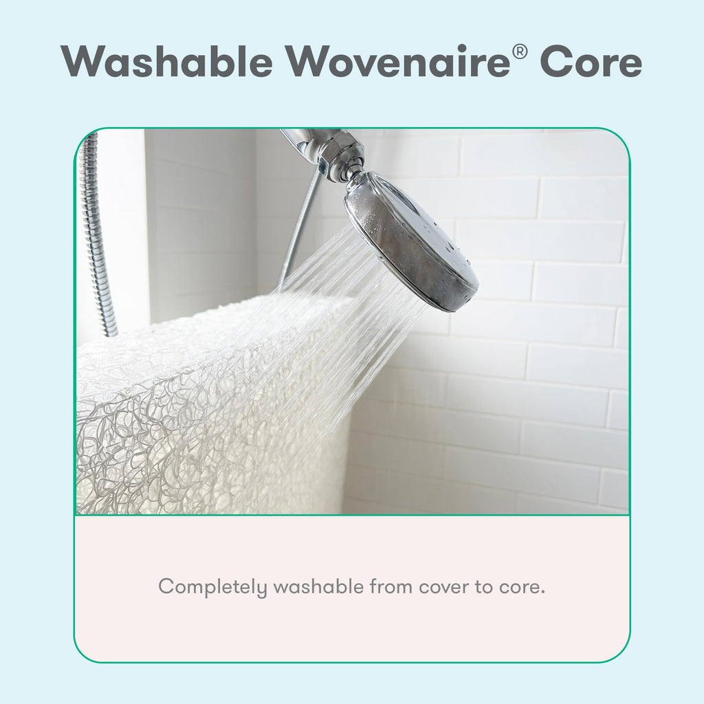 White Breathable Washable Crib Mattress W46850