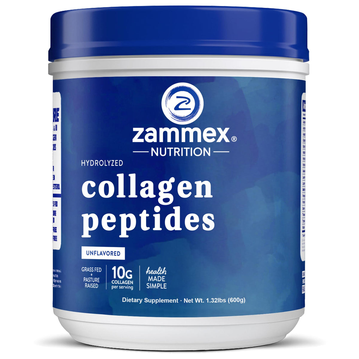 Unflavored Grass-Fed Collagen Peptides Powder 1.32 LBS J776