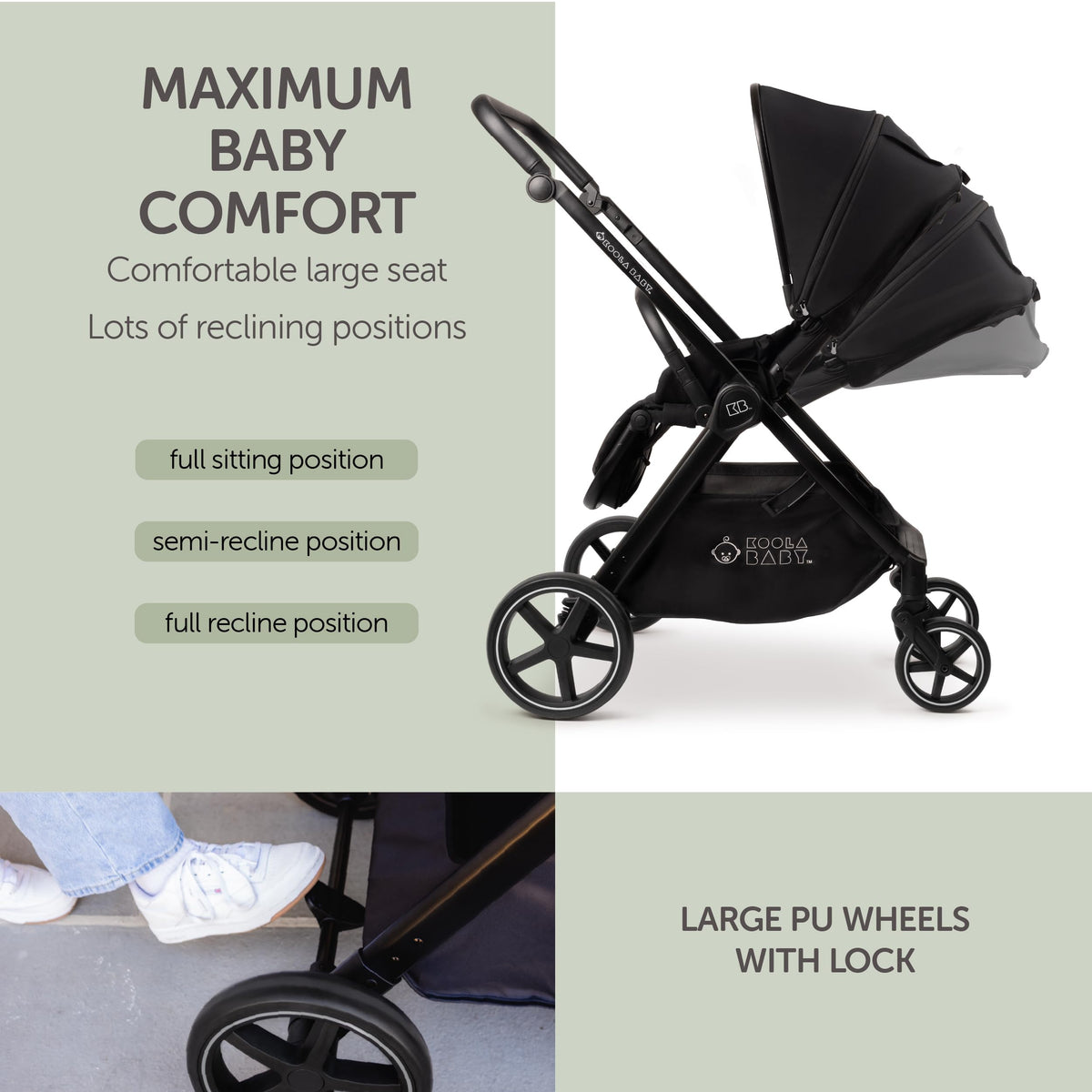 Reversible Foldable Baby Stroller E224