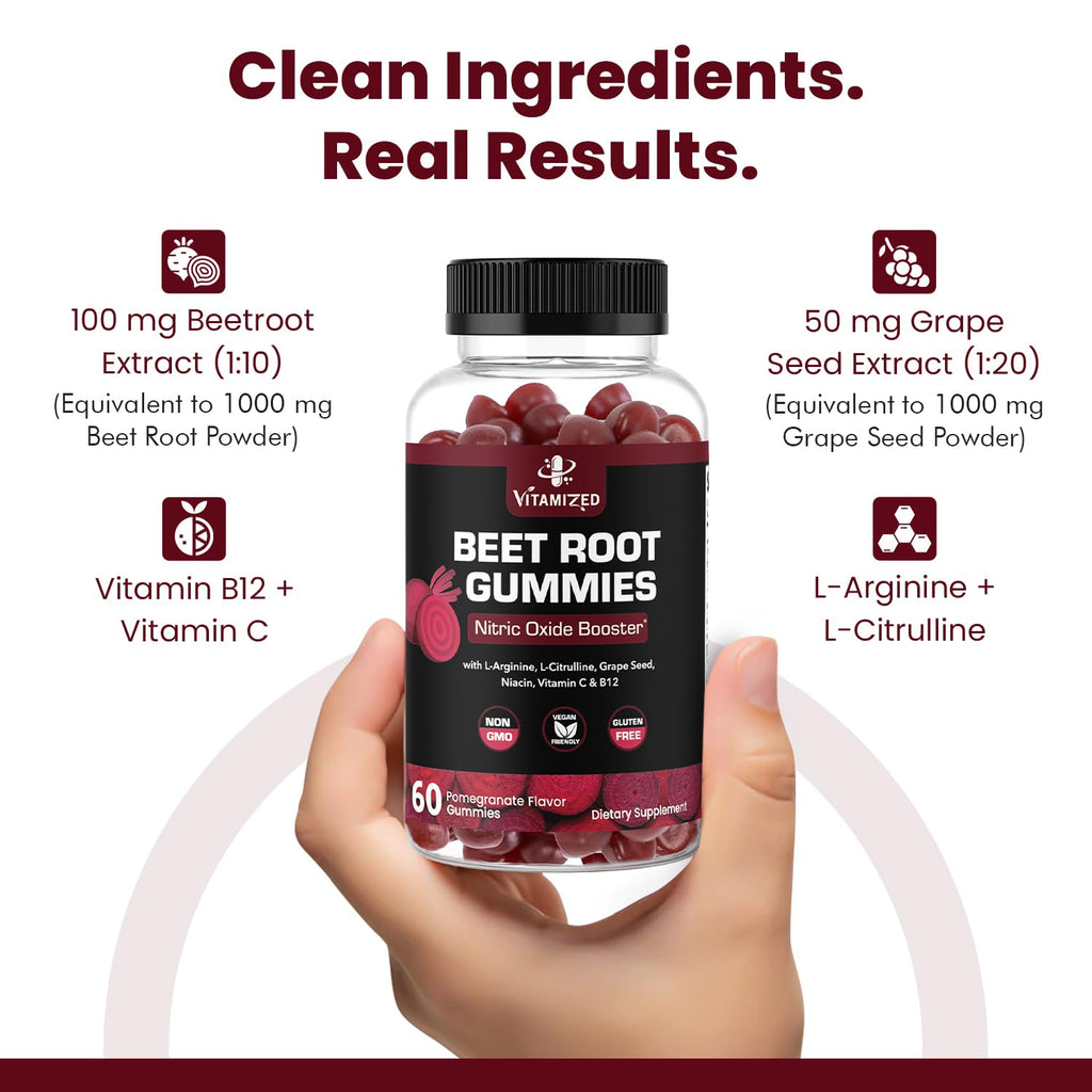 Beet Root Gummies with Grape Seed Q265956