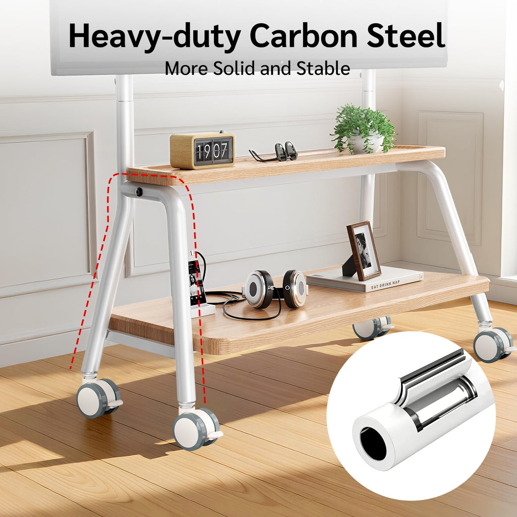 Mobile TV Stand on Wheels for 32-75 Inch TVs U57682