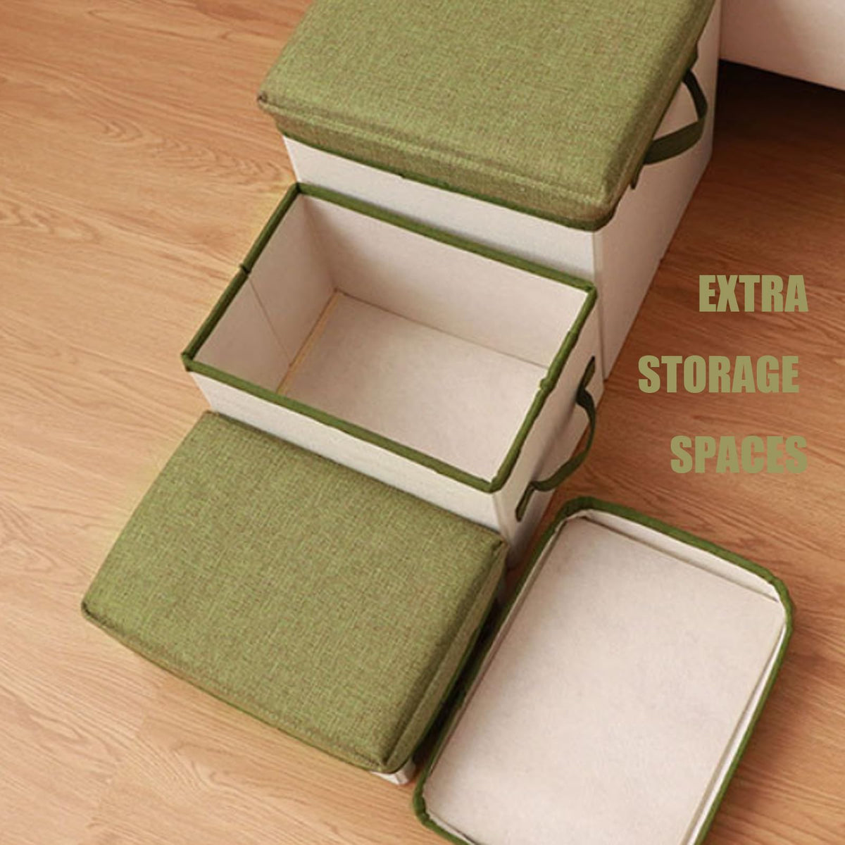 3 Step Foldable Non-Slip Dog Stairs with Storage F259