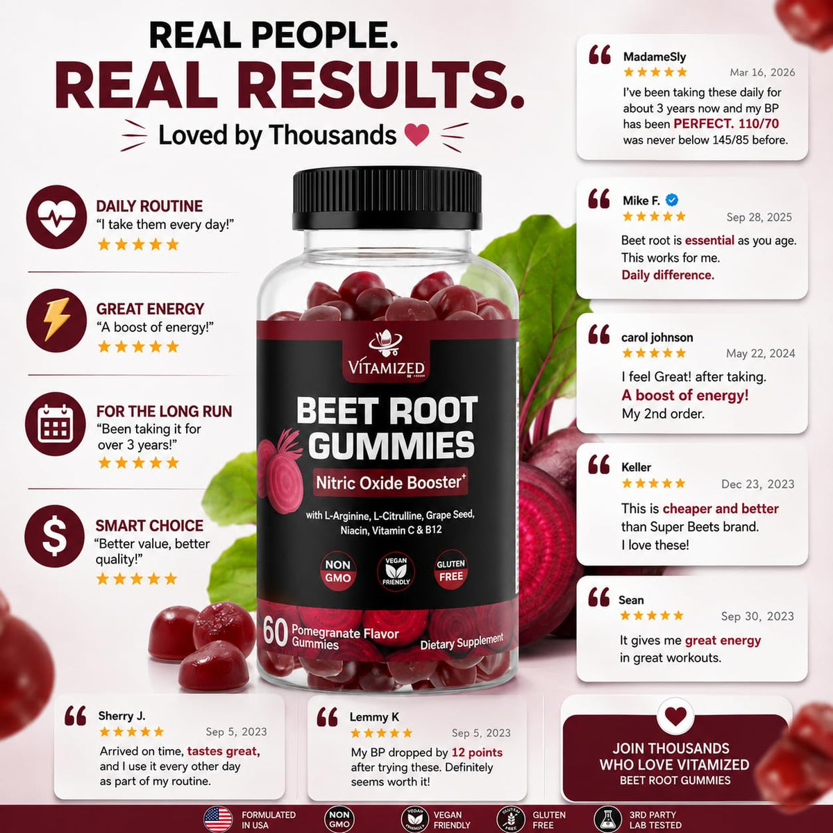 Beet Root Gummies with Grape Seed Q265956