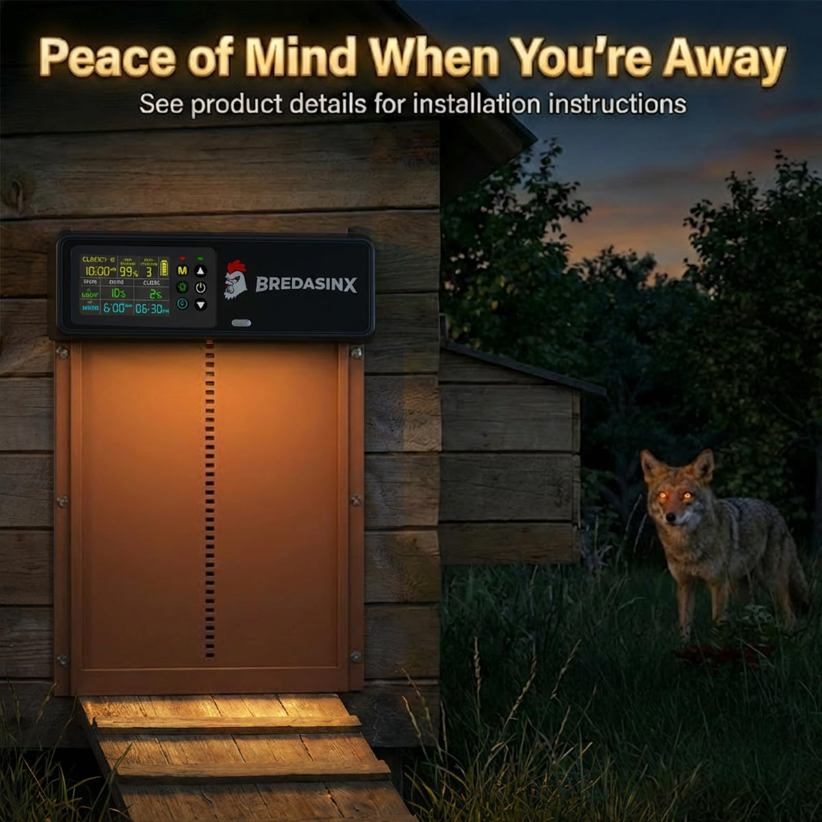 Automatic Chicken Coop Door L33864