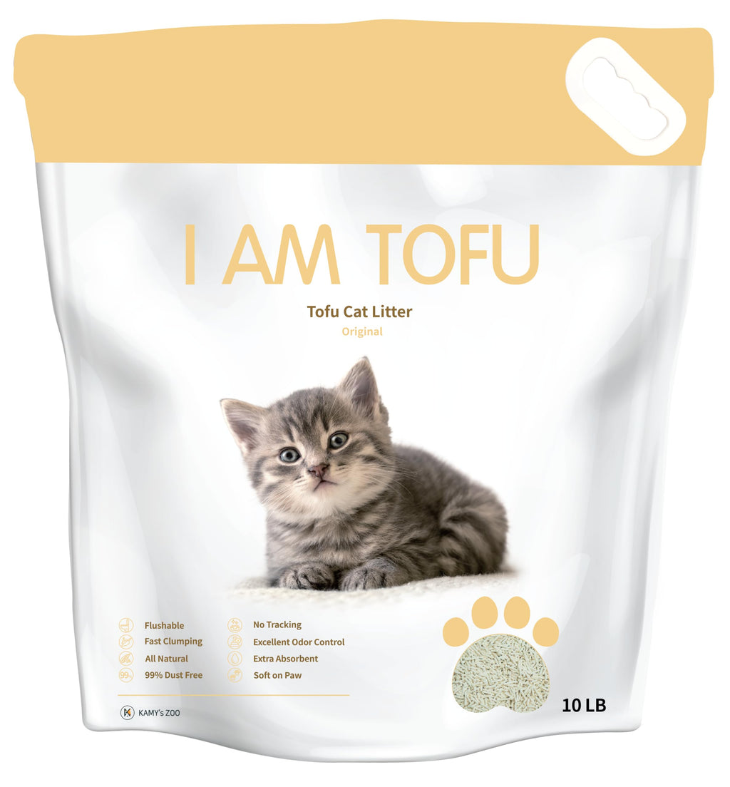 Tofu Cat Litter Low Dust Clumping Odor Control 10 LBS F7682