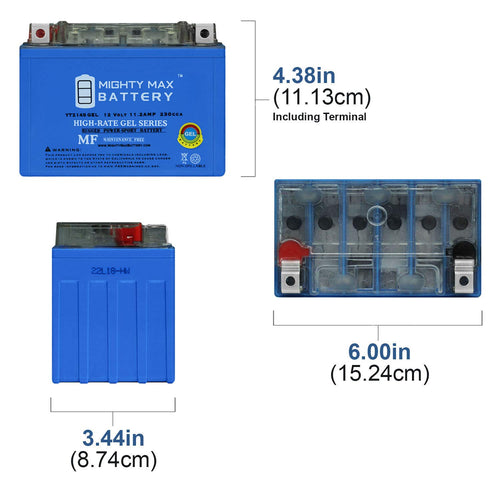 12V 11.2Ah Gel Battery T683430