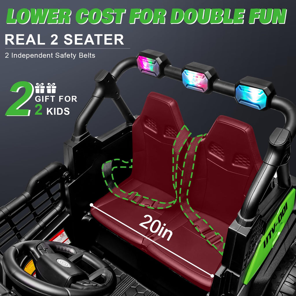 2 Seater 24V Powered Ride on Car with Remote X557964