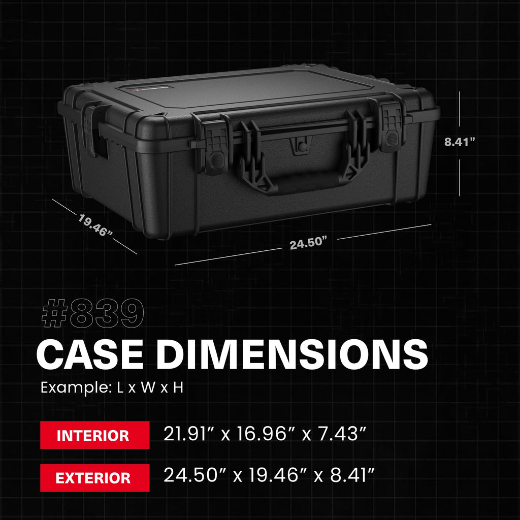 25" Waterproof Hard Case N26012