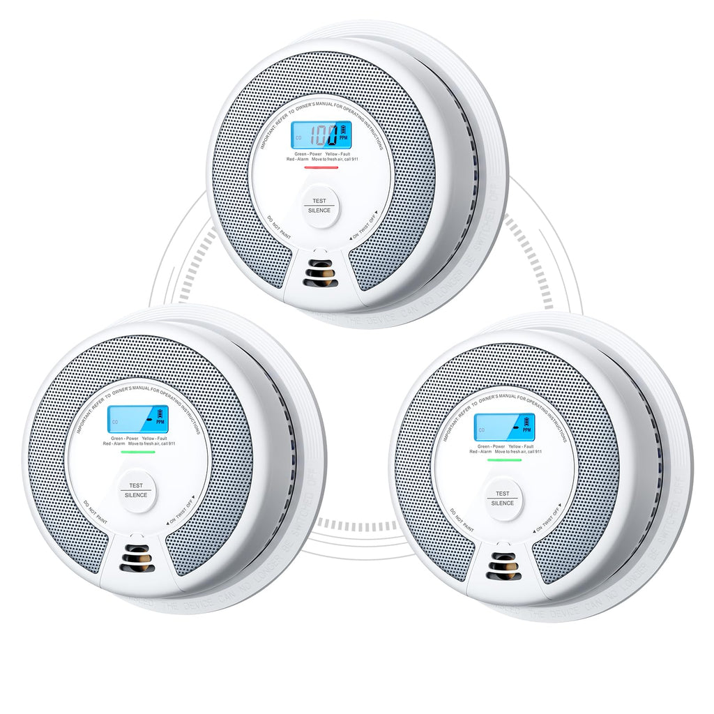 Wireless Combination Smoke and CO Detector 3-Pack C993376