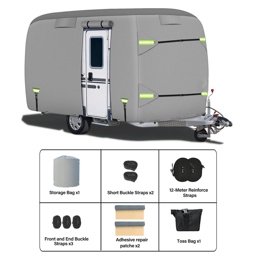 Waterproof Fiberglass Travel Trailer Cover C293582