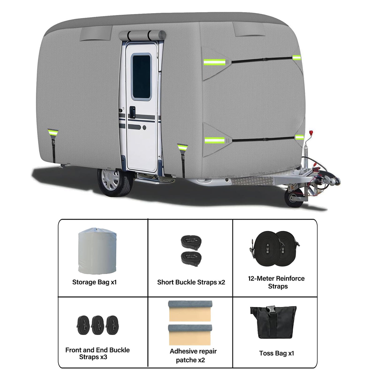 Waterproof Fiberglass Travel Trailer Cover C293582