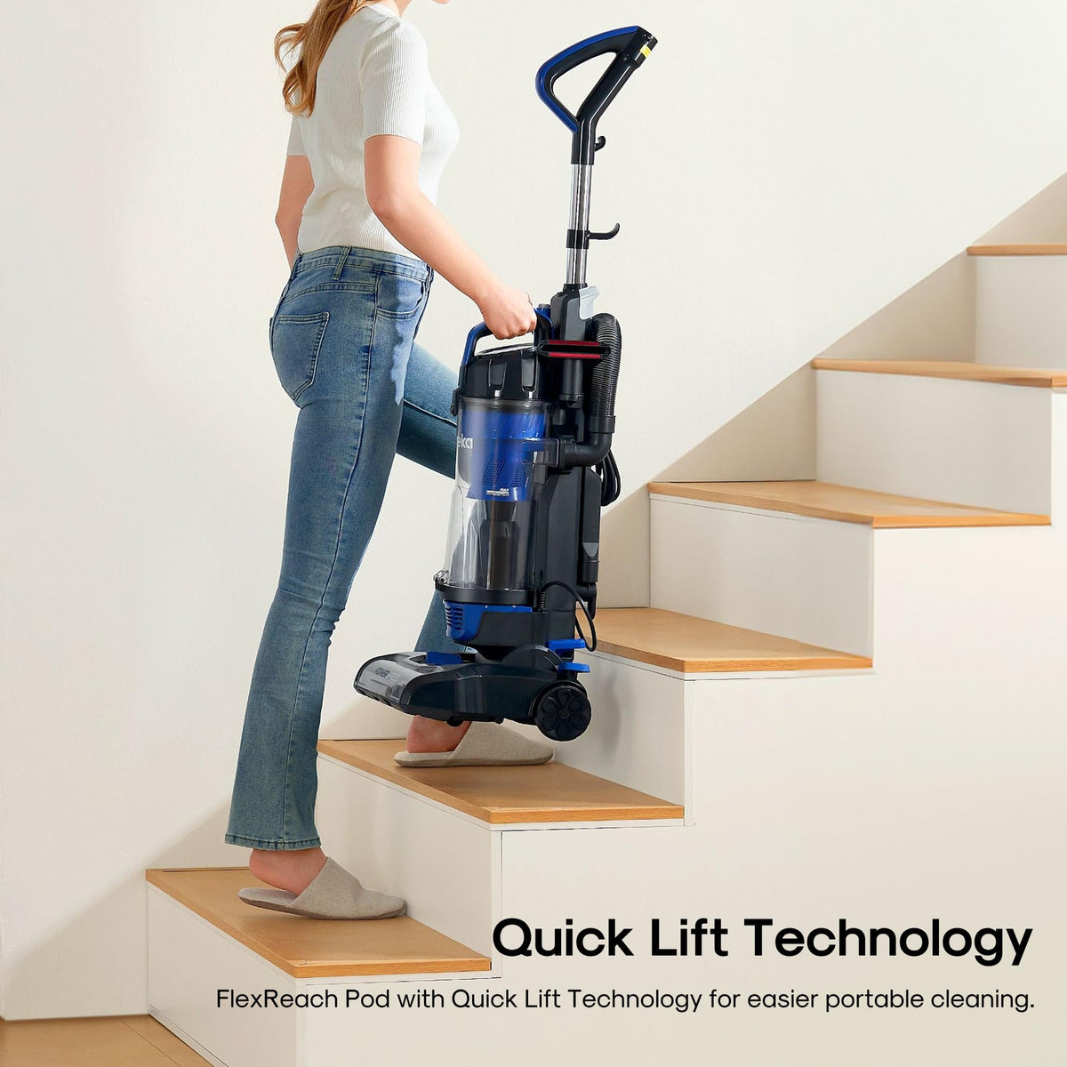 Lightweight Upright Vacuum Cleaner for Carpet and Hard Floor M74175