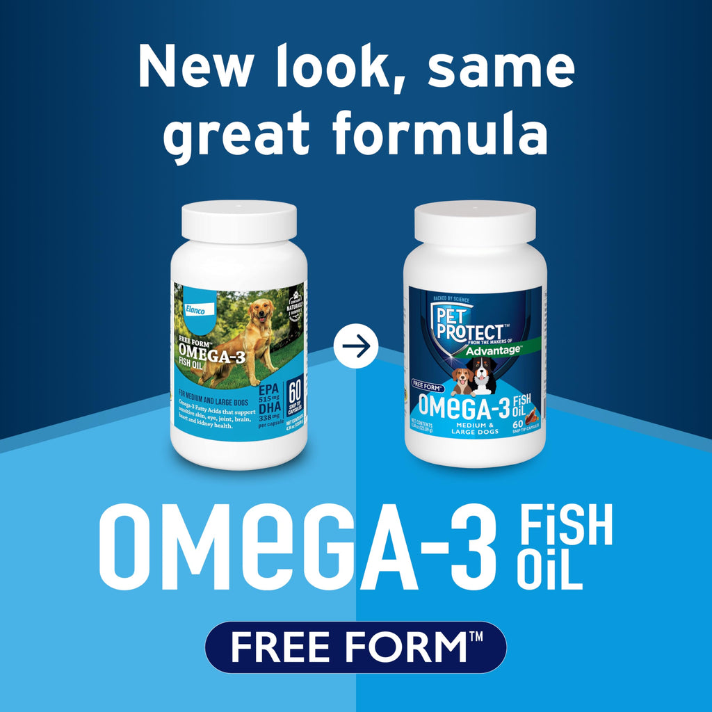 Small Dog Flea and Tick Treatment 6-Mo Supply + Omega 3 Supplement 60 Capsules Y9552