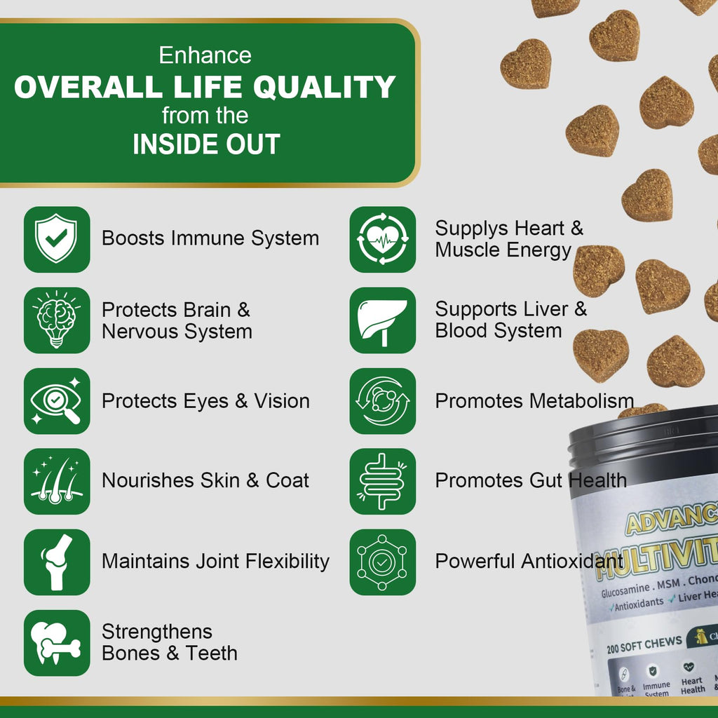 24-in-1 Multivitamin Chews for Dogs O907