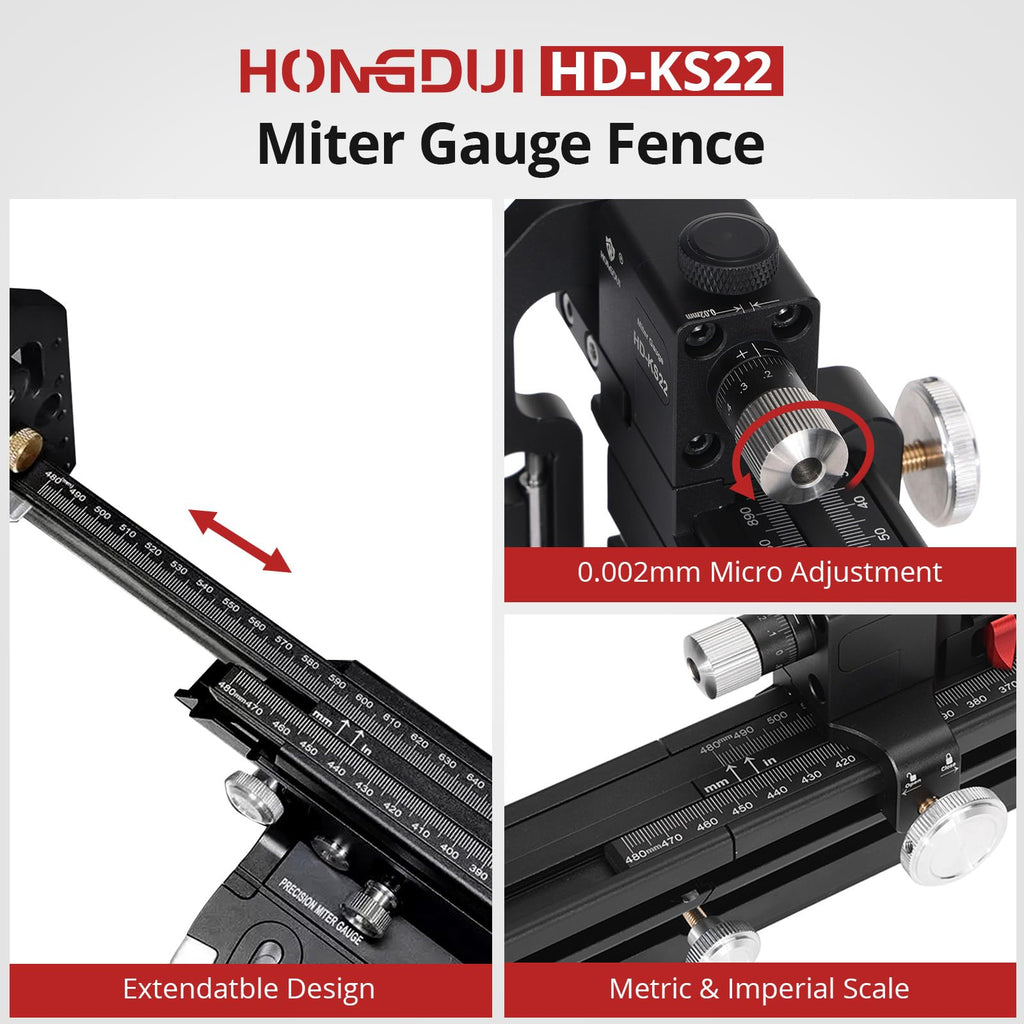 Miter Gauge Extended Fence K65395