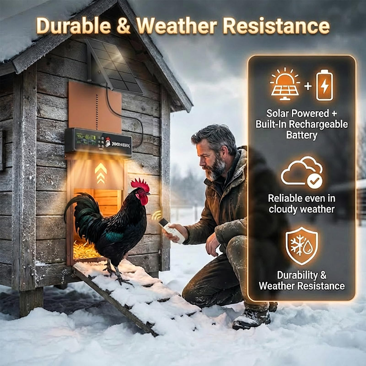 Automatic Chicken Coop Door L33864