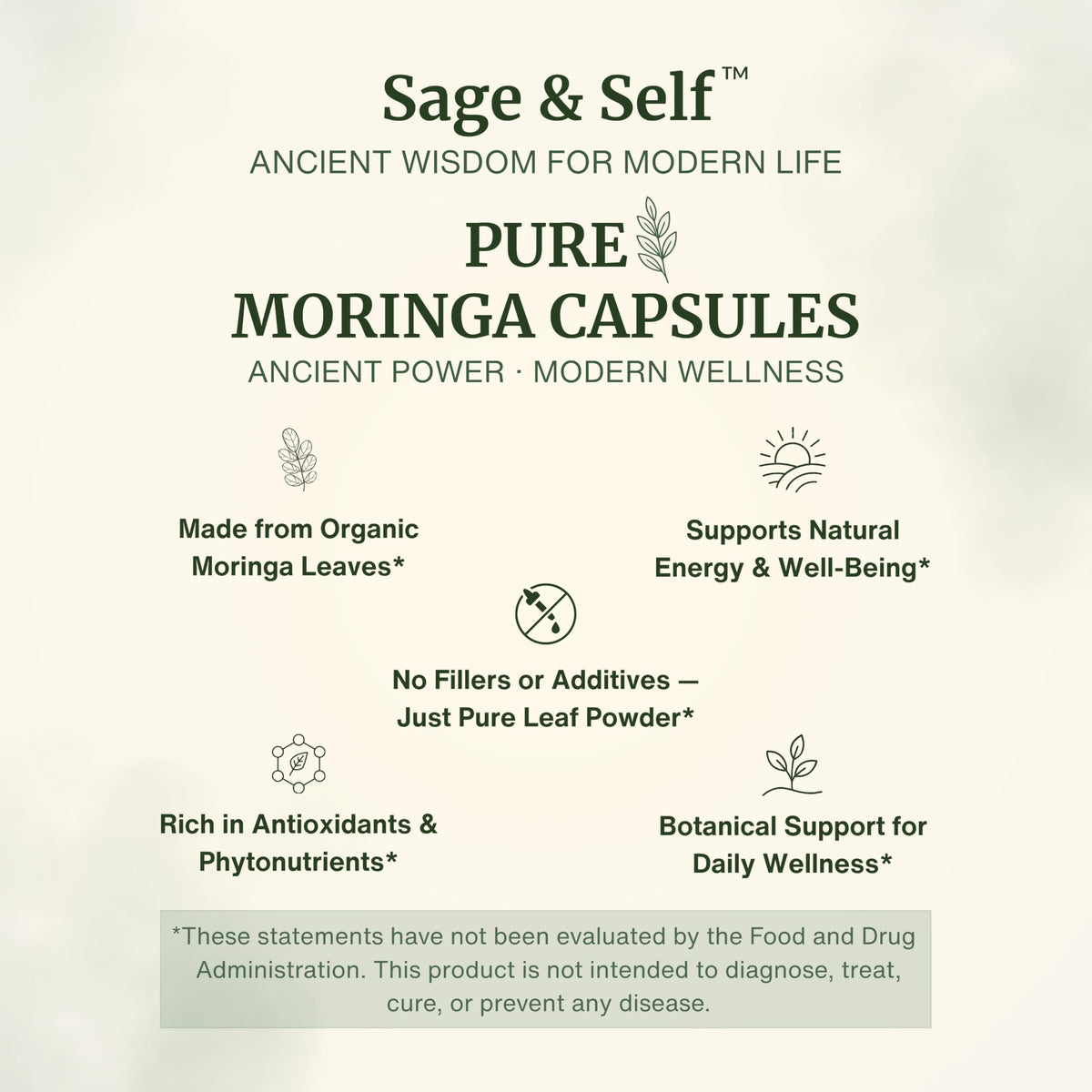 Moringa Capsules 60 Capsules A76379