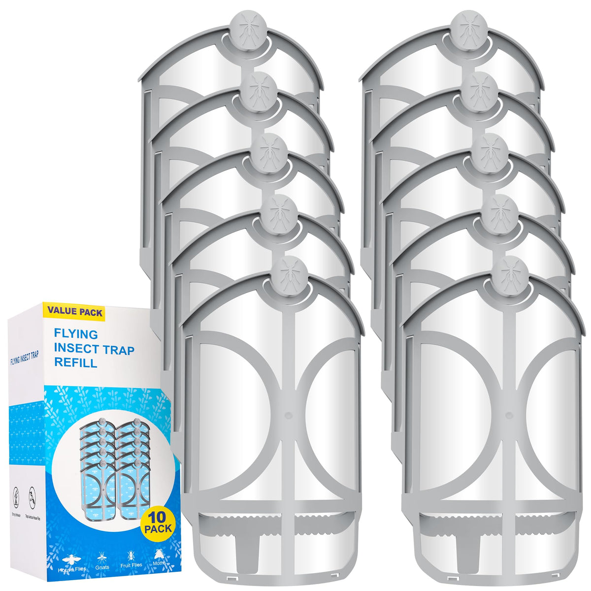 10 Pack Flying Insect Trap Refills O8054