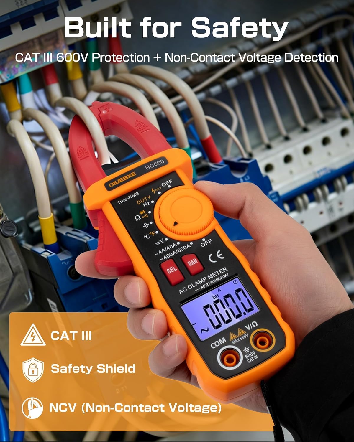 600A True RMS Clamp Meter U9531
