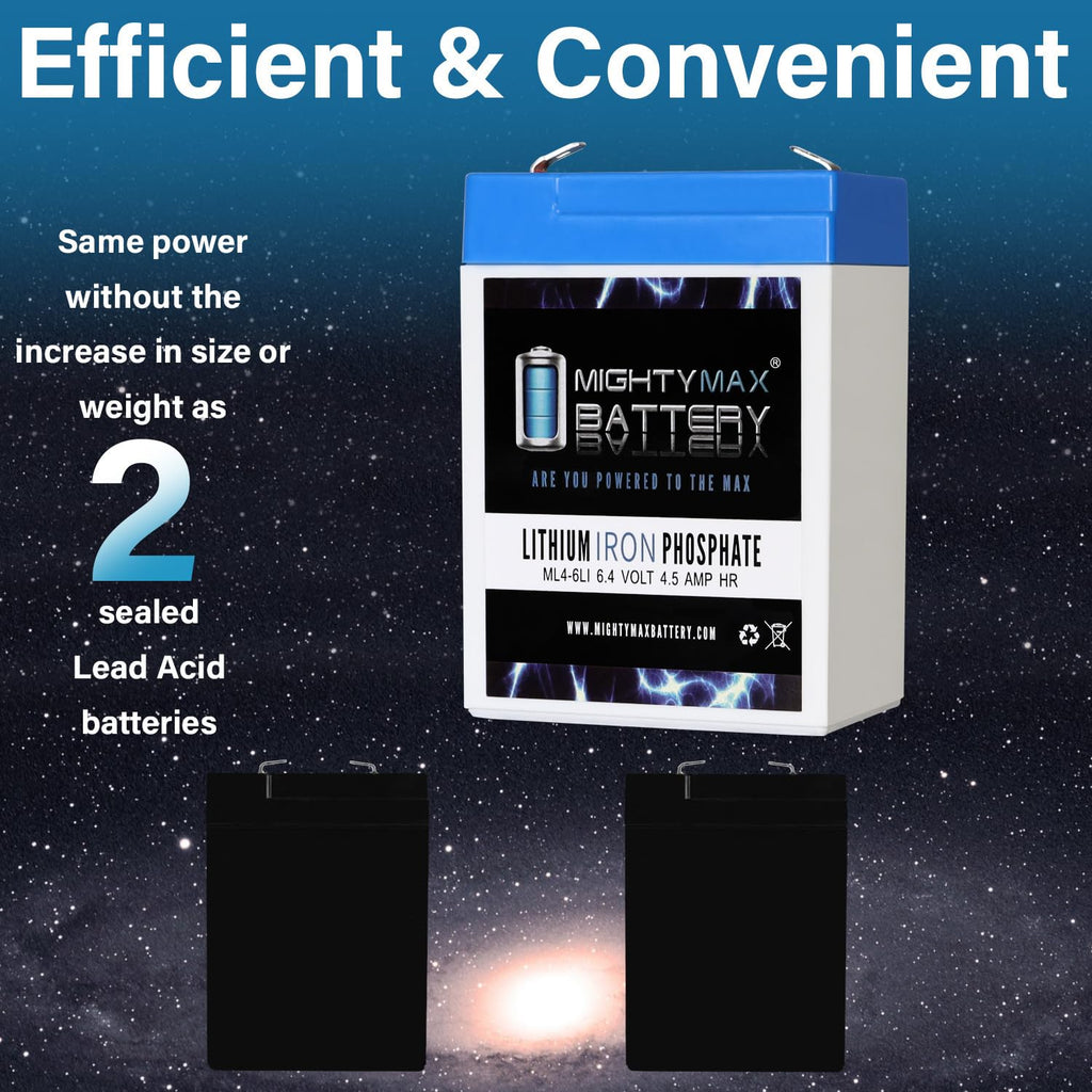 6V 4.5AH Lithium Replacement Battery V41206