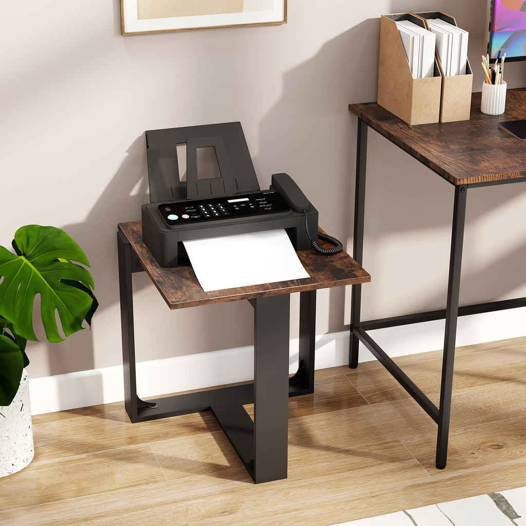 Set of 2 Square Wood Side Tables Y208470