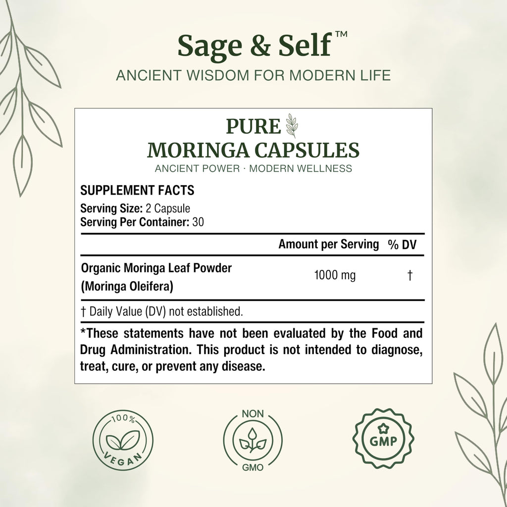 Moringa Capsules 60 Capsules A76379