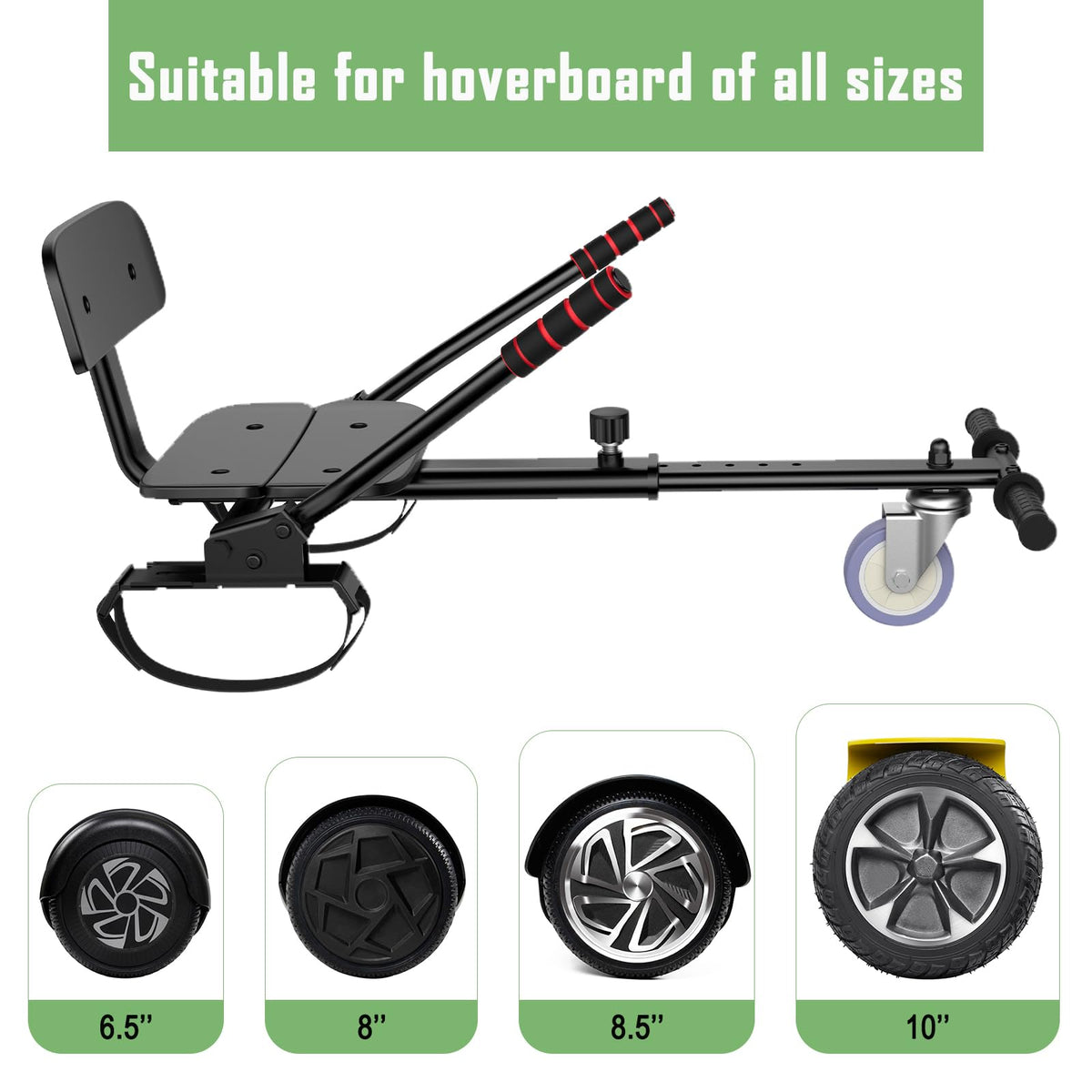 CBD Scooter with LED Lights, 6.5" Wheels, Dual 300W Motor X972