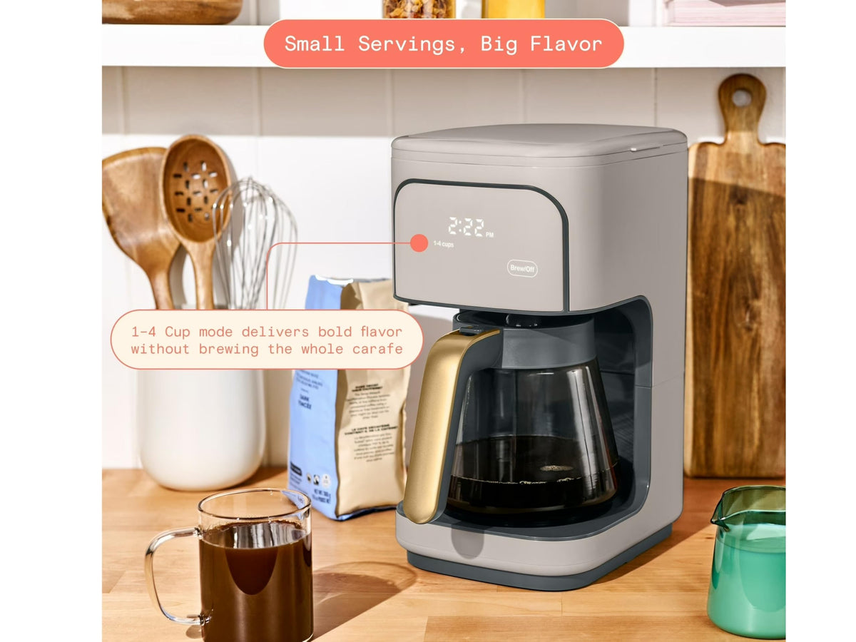 12-Cup Programmable Coffee Maker with Glass Carafe Q64522