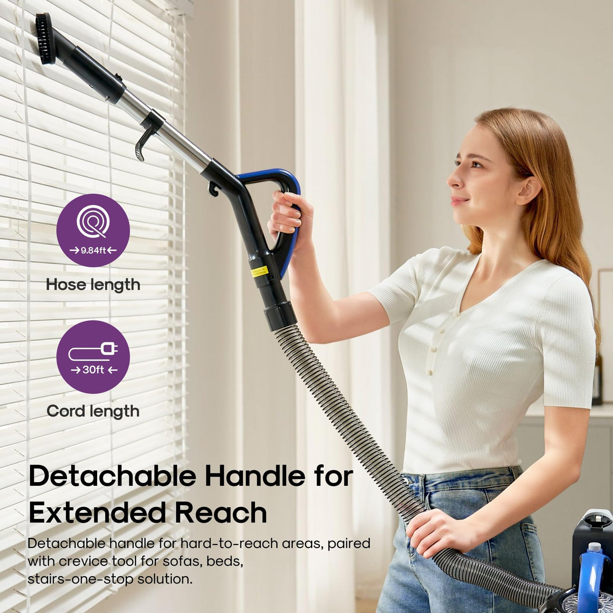 Lightweight Upright Vacuum Cleaner for Carpet and Hard Floor M74175