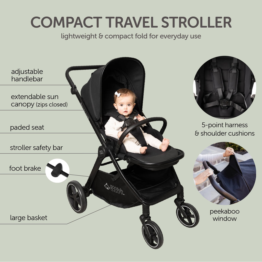 Reversible Foldable Baby Stroller E224