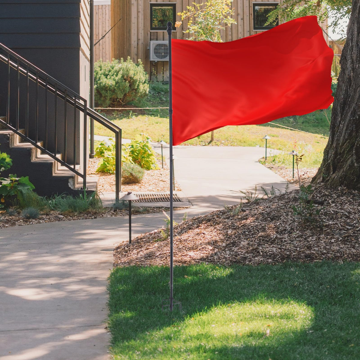 Stainless Steel Flag Pole Holder with 5 Prongs G9168