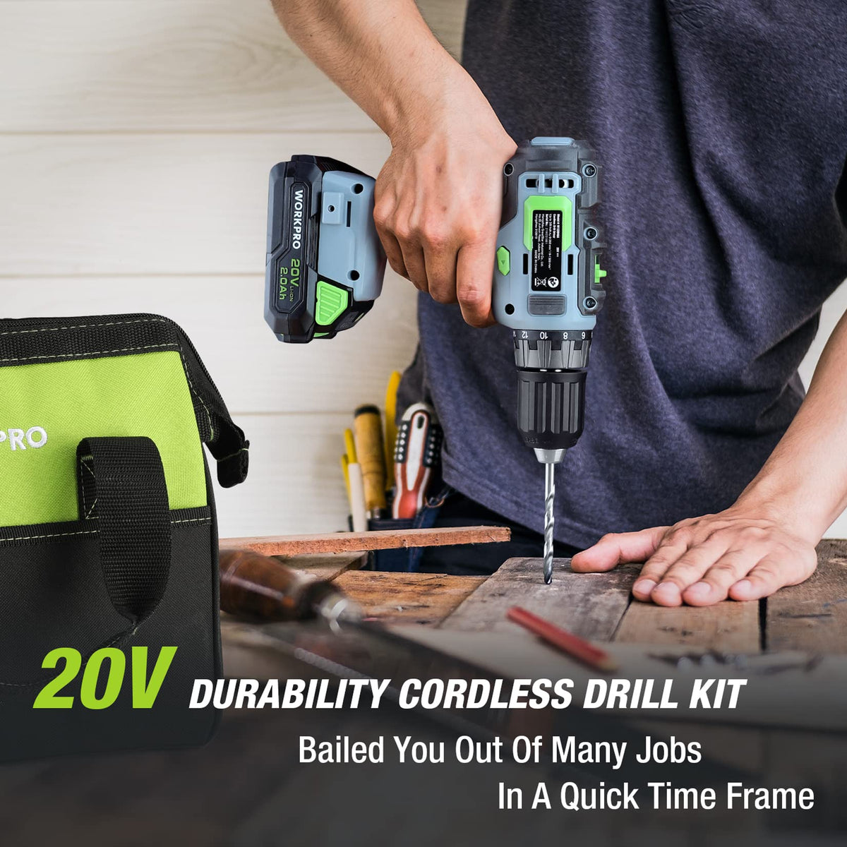 20V Cordless Drill Driver Kit B9403