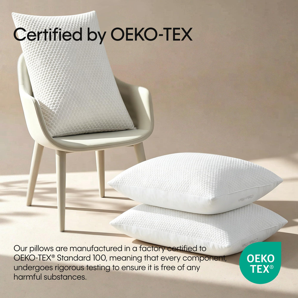 Cooling Reversible Down Alternative Bed Pillows A2156