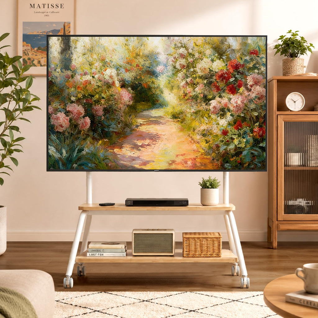 Mobile TV Stand on Wheels for 32-75 Inch TVs U57682