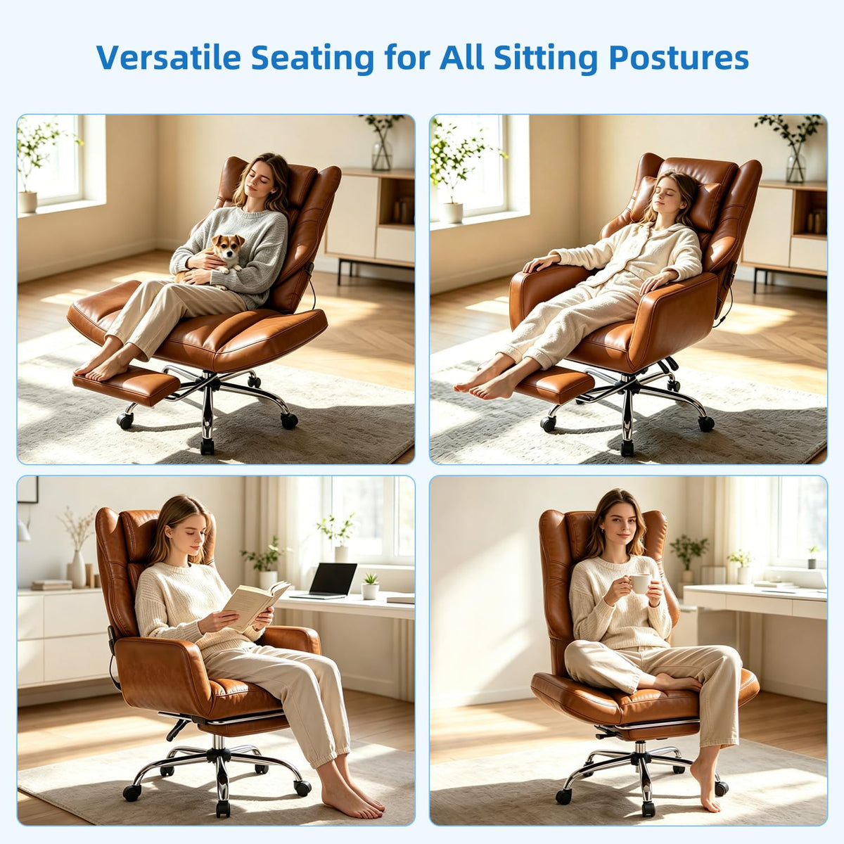 3D Kneading Massage Office Chair E388