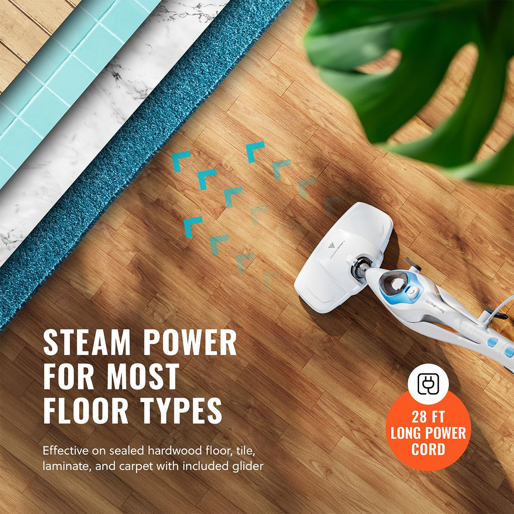 10-in-1 Steam Mop with Detachable Handheld Steam Cleaner C302